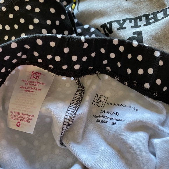 2 for $ 8! Girls adorable “bee kind” set.   Shirt & pants. - Picture 2 of 4